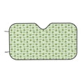 thumbnail image 7 of Picia Green Avocado Curved Windshield Sunshade Accordion Folding Style Auto Shade for Car Truck SUV Van Blocks UV Ray Sun Visor Protector -Medium, 7 of 7