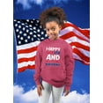 thumbnail image 2 of July 4Th Is My Birthday Hoodie Juniors -Image by Shutterstock,  x-Large, 2 of 4