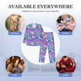 thumbnail image 7 of KLL Disco Roller Skates Sleepwear Mens Flannel Pajamas,Long Cotton Pj Set, 7 of 7