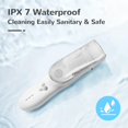 thumbnail image 5 of Baby Hair Clippers, Vacuum Hair Clipper for Baby Fine Hair, Baby Hair Clipper Quiet Hair Clipper for Baby, Hair Clipper Auto Suck Snipped Hair, IPX7 Waterproof Rechargeable Cordless Baby Hair Clipper, 5 of 7