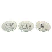 Cactus Can't Touch This Lookin Sharp Lets Stick Together Dishes Set of 3 Ceramic