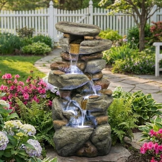 Design Toscano Casa Chianti Fountain, Rustic Resin Tabletop Decor