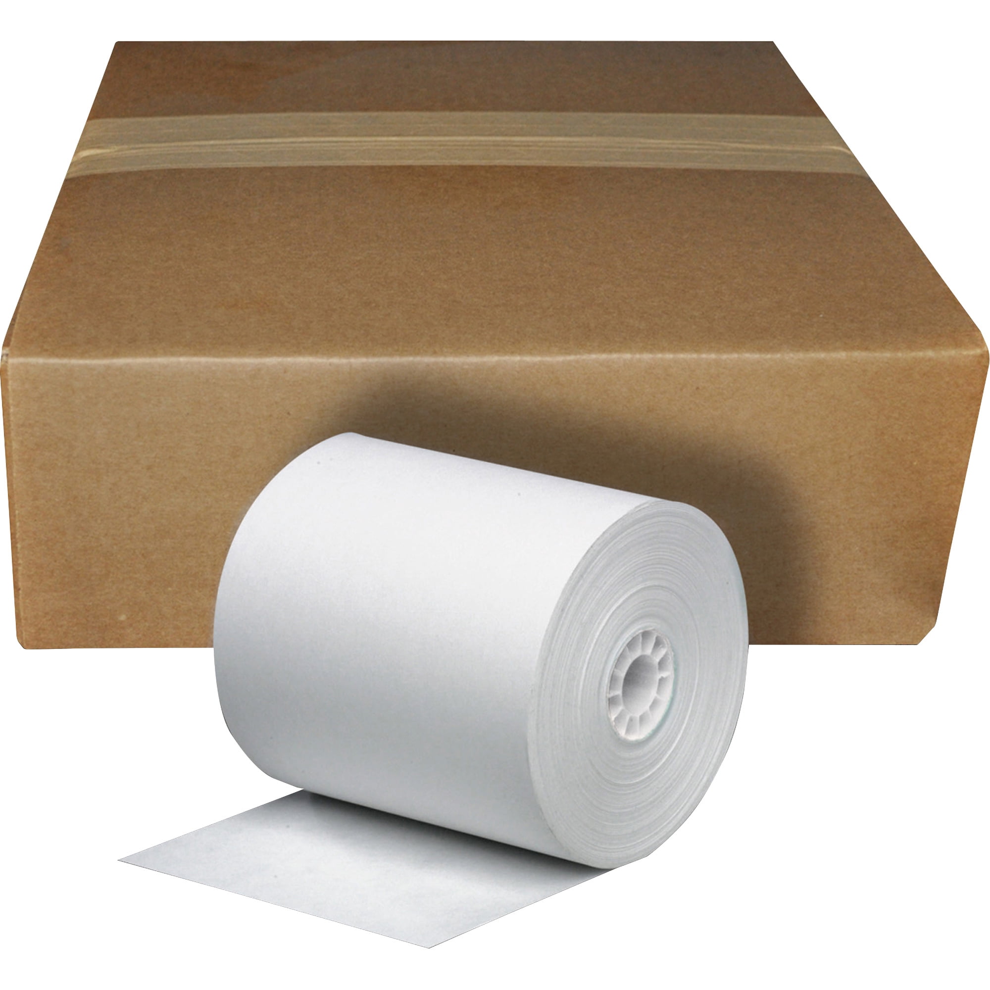 Business Source Cash Register Roll - White - 3" X 165 Ft - 50 / Carton