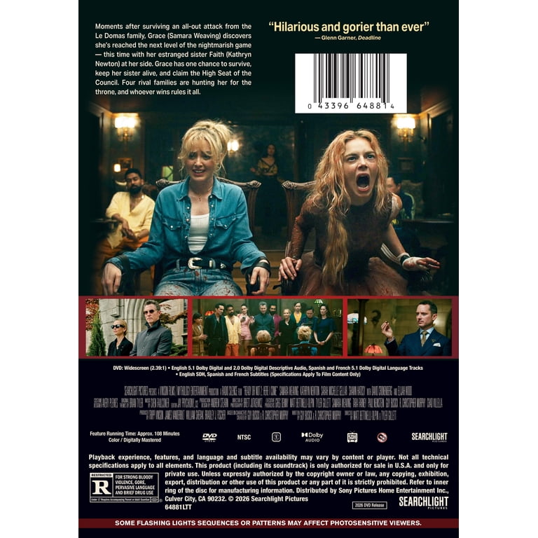 Ready or Not 2: Here I Come (DVD) Searchlight Pictures, Horror