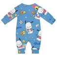 thumbnail image 2 of Pochacco Baby Footless Rompers, Long Sleeve Baby Onesie Jumpsuit for Boys Girls, 2 of 8