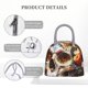 thumbnail image 4 of Fotbe Rose Floral Skull Bolsa de Almuerzo con Estampado, Lonchera Aislada, Contenedor de Comida Reutilizable Tipo Cooler a Prueba de Fugas, 4 of 6