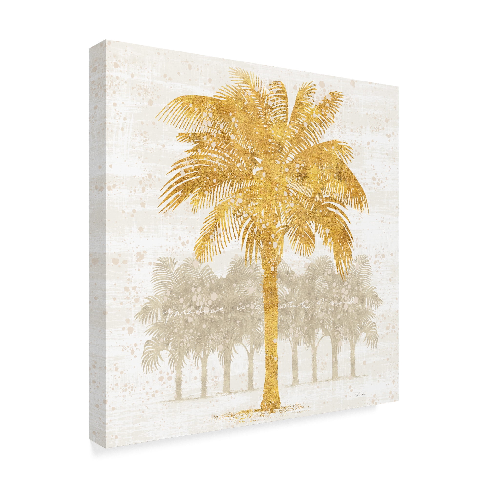 Trademark Fine Art 'Palm Coast II' Canvas Art by Sue Schlabach