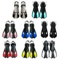 thumbnail image 4 of 1 Paire de Palmes de Snorkeling Confortables Résistantes à l'Usure Ajustables pour Accessoires d'Équipement de Plongée, 4 of 9