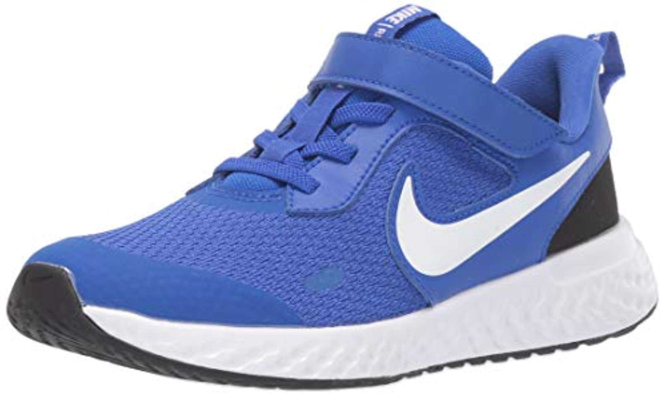 Nike - Nike Unisex-Kid's Revolution 5 Pre School Velcro Running Shoe ...