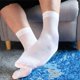 thumbnail image 3 of ALSLIAO Calcetines de seda fina transparentes de verano para hombre, para noche, negocios, color blanco, tallas 6 a 9, 3 of 8