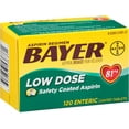 thumbnail image 4 of Bayer spirin Regimen Low Dose 81mg Enteric Coated Tablets 120 ea (Pack of 3), 4 of 5