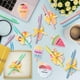 thumbnail image 4 of Juego de 24 helados de verano Sticky Notes L1rabe con bolígrafos y cintas, 4 of 6