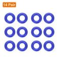 thumbnail image 3 of 14 Pairs Glasses Ear Grip 0.52" Silicone Ring Type Eyewear Retainer, Dark Blue, 3 of 7