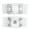 transparent, variant on Ice Cleats with 5 Spikes, Antislip Snow Cleats, Ice Shoe Grippers Walk Traction Cleats Shoe Chain for Walking Climbing