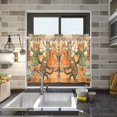 thumbnail image 4 of Yayeee Kitchen Curtains Tier Pair Light Filtering 27"x36" Rod Pocket Short Cafe Window Panel, Cats in Party, 4 of 7