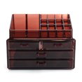 thumbnail image 3 of Ktaxon Acrylic Makeup Cosmetic Organizer Storage Drawers Display Boxes Case, Two Pieces Set, 3 of 5