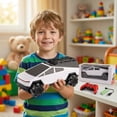 thumbnail image 2 of MIADEAL RC Electric Truck Remote Control Toy, Lights and Sounds, 360 Degree Rotation and Drifting, Model TC888W, 2 of 8