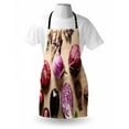 thumbnail image 4 of Natural Color Apron, Healthy Food Above Vista Photo of Fresh Vegetables and Figs, Unisex Kitchen Bib with Adjustable Neck for Cooking Gardening, Adult Size, Champagne and Multicolor, by Ambesonne, 4 of 4