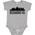 thumbnail image 3 of Inktastic Richmond Virginia City Skyline Boys or Girls Baby Bodysuit, 3 of 5