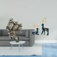 thumbnail image 2 of Figuras modernas de búho y ciervo, esculturas, adornos de mesa, estatuas de animales para sala de estar, oficina, gabinete, decoración del hogar, sent, 2 of 8