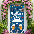 thumbnail image 6 of Decorative Design Happy Father's Day Banner Beer Mug Design Tool Theme for Father's Day Party Celebration Event Decoration, 6 of 7