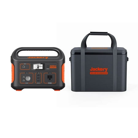 Jackery Explorer 500 Portable Power Station and S Size Carrying Bag, 510Wh 500W Continuous/1000W Peak