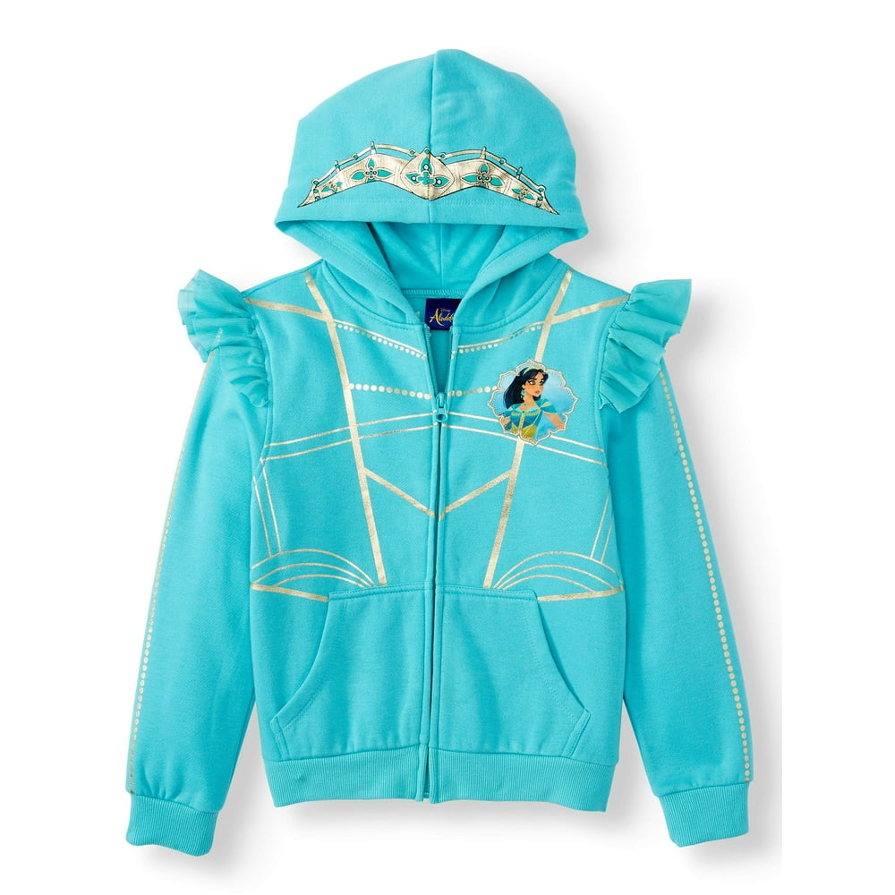 Aladdin Disney Aladdin Princess Jasmine Costume Hoodie (Little Girls