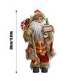 thumbnail image 2 of SIfdSeng Get it Fast Santa Doll Standing Figure Red British Style for Home Tabletop Festive Display, 2 of 4