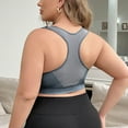 thumbnail image 6 of Utoimkio High Support Raceback Sports Bras for Women Plus Size Seamless Comfort Breathable Workout Gym Activewear Bras for Women, 6 of 8