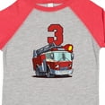 thumbnail image 4 of Inktastic 3rd Birthday Fire Truck Boys or Girls Toddler T-Shirt, 4 of 5