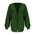 thumbnail image 4 of Cardigan Sweaters for Women Knit Light Green Sweaters for Women Comfort Colors Fall Outfit Sweater Tops for Women, 4 of 5