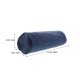 thumbnail image 2 of Houderco 2Ud Fundas Para Almohada Cervical Redonda Azul Con Cremallera Cómodo, 2 of 6