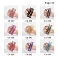 thumbnail image 3 of Semi Cured Gel Nails Art Stickers Fashion Solid Color Manicure Decal UV LED Lamp Need Gel Nail Decals Nail Sticker Decoration, 3 of 8