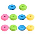 thumbnail image 1 of 10pcs Rond Câble Enrouleur Écouteur Organisateur Portable USB Câble Protection Cas (Couleur Aléatoire), 1 of 8