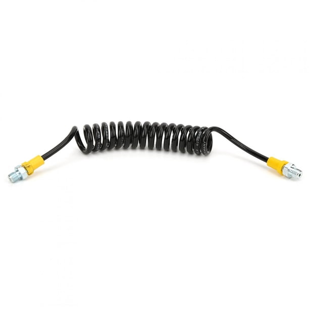 Manguera espiral para compresor, manguera espiral flexible de 1,5 m Herramienta para compresor de aire Tubo espiral con resorte Confiabilidad excepcional