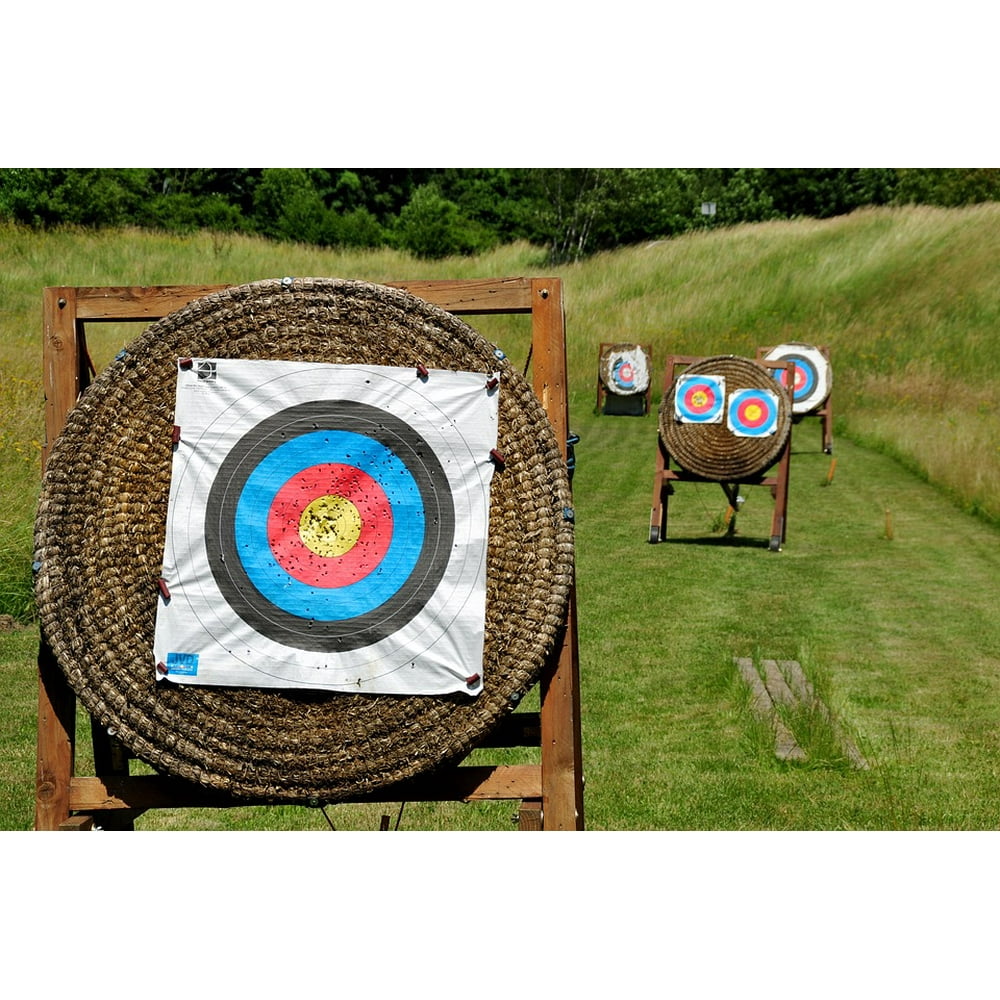 Center Arch Target Hits Middle Archery Objectives12 Inch BY 18 Inch