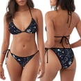 thumbnail image 3 of Fotbe Galaxy2 Traje de Baño para Mujer de Dos Piezas – Bikini Sexy de Tirantes Tipo Halter con Diseño Triangular, 3 of 6