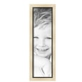 thumbnail image 2 of ArtToFrames 7" x 25" Silver with Black Lip Picture Frame, 7x25 inch Multi Wood Poster Frame (WOM-5193),  Pack, 2 of 7