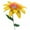 Yellow, variant on Metal Flowers Floral Garden Stake Outdoor Plant Pick Water Proof Metal Flowers Outdoor Decor for Lawn Yard Patio