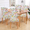 thumbnail image 2 of Yayeee 4 Pack Dining Chair Covers Stretch Parson Chairs Slipcovers Seat Protector, Cute Vegetables, 2 of 6