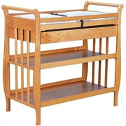 Baby Mod - Lily Changing Table With Drawer and Shelves, Honey Oak