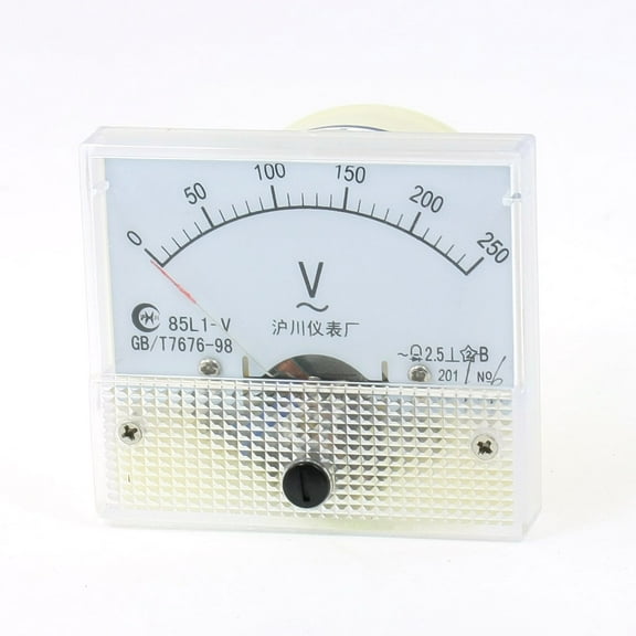 Unique Bargains  0-250V Square Panel Analog Voltmeter Voltage Meter 85L1-V