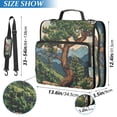 thumbnail image 2 of FORMRS Zipper Binder with Shoulder Strap 2-inch Ring 500 Sheet Capacity File Bag, Retro Pine Tree, 2 of 5