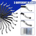 thumbnail image 3 of relayinert Hand Deburring Tool Set Easy To Move Smoothly Wide Application Easy To Install Metal Deburring Tool, 3 of 6