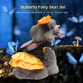 thumbnail image 5 of Disfraz de mariposa para perro, disfraz de Halloween para perro, vestido para cachorro, eventos especiales, accesorios utillería de fotografía divertida, 5 of 5