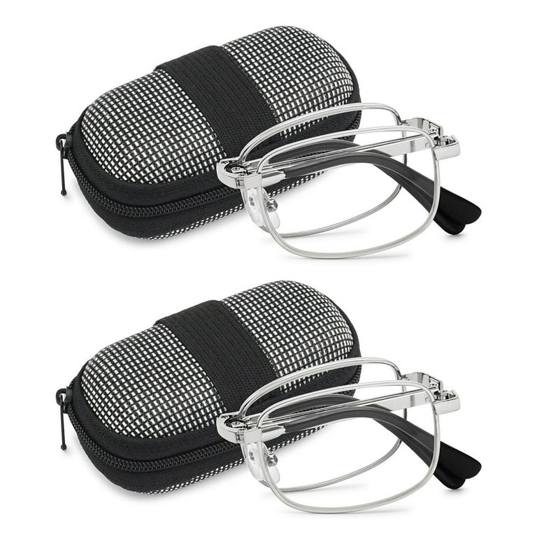 Small folding reading sales glasses with case