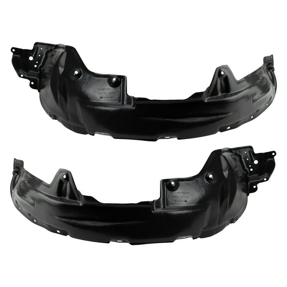 TRQ Front Inner Fender Liner Set Fits Select 2006-2012 Toyota RAV4 TO1248143 TO1249143
