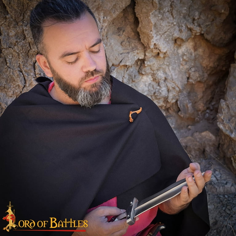 NIDONE 1PC Medieval Cloak Pin Vintage Viking Brooch Celtic Shawl Scarf