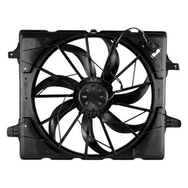 Radiator Cooling Fan Assembly for 2011-2017 Grand Cherokee & Durango 3.6-5.7L Single Fan