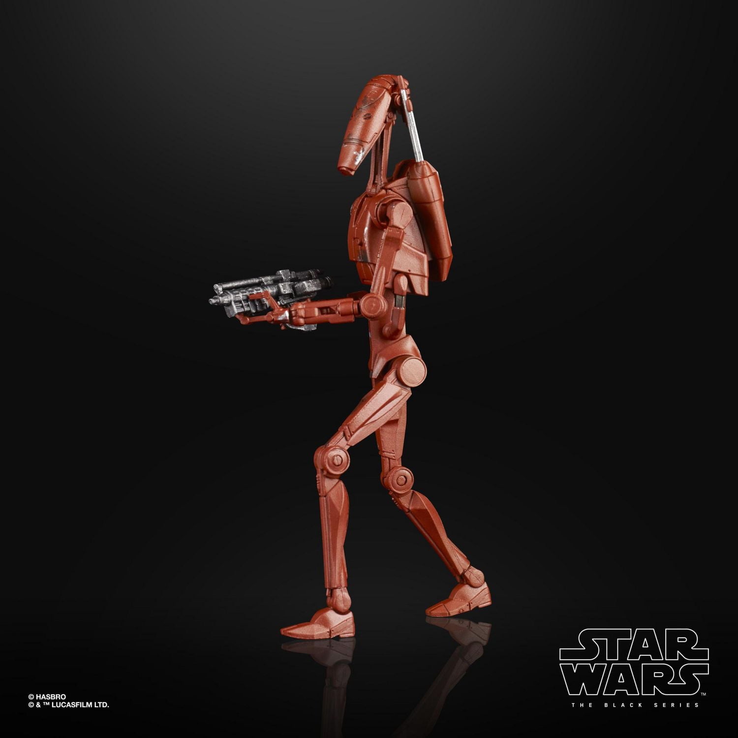 Star Wars The Black Series Battle Droid (Geonosis) Toy 6-inch Scale Star Wars: Attack of the Clones Collectible Figure, Kids Ages 4 and Up